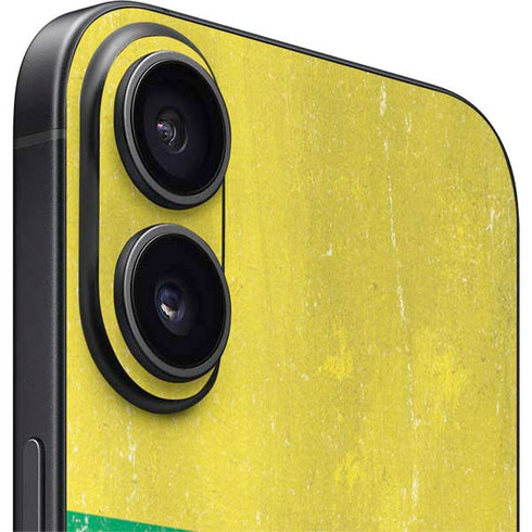 Lithuania Flag Distressed iPhone 16 Skin