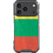 Lithuania Flag Distressed iPhone 18 Pro Clear Case
