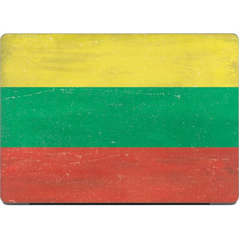 Lithuania Flag Distressed Apple MacBook Pro 14-inch Skin