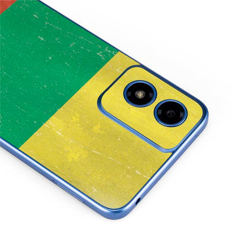 Lithuania Flag Distressed Moto G Play 4G (2024) Skin