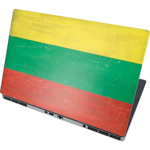 Lithuania Flag Distressed Dell Precision Skin