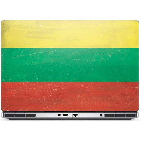 Lithuania Flag Distressed Dell Precision Skin