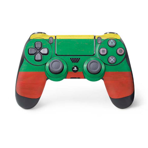 Lithuania Flag Distressed PlayStation PS4 Skins