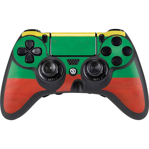 Lithuania Flag Distressed PlayStation PS4 Skins
