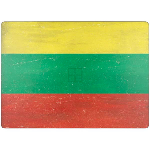 Lithuania Flag Distressed Surface Laptop 7 13.8in Skin