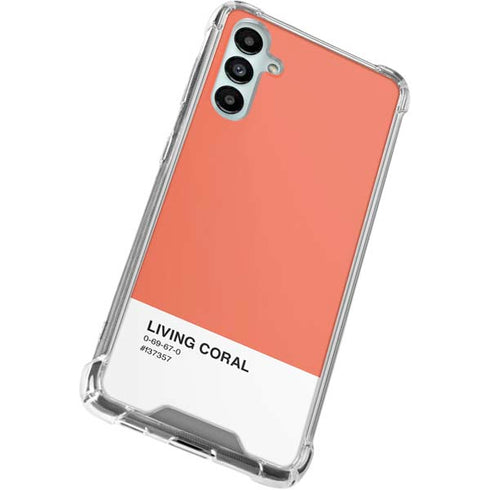 Living Coral Gabb Phone 4 Clear Case
