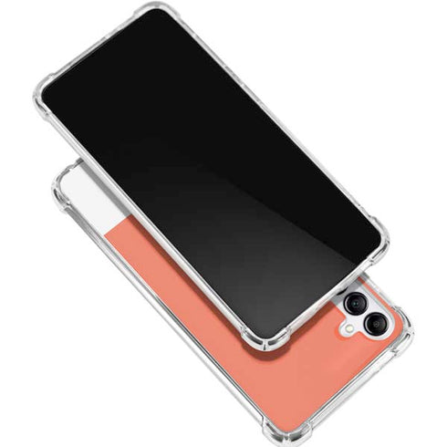 Living Coral Gabb Phone 4 Clear Case