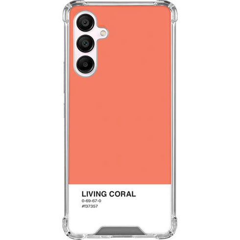 Living Coral Galaxy A16 5G Clear Case