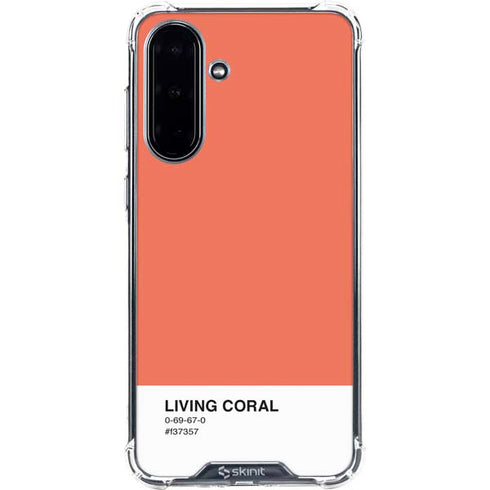 Living Coral Galaxy A36 5G Clear Case