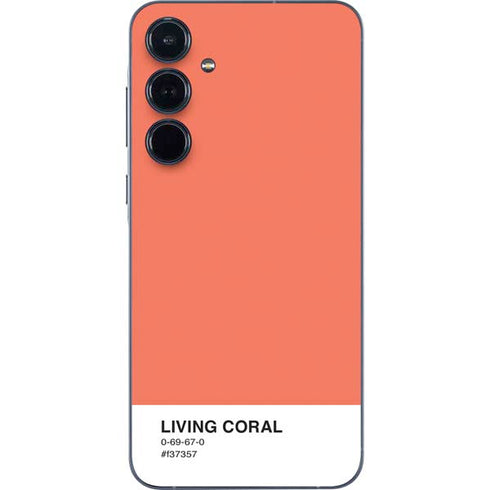 Living Coral Galaxy A55 5G Skin