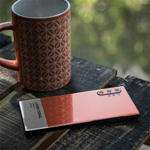 Living Coral Galaxy Note 10 Plus Skin
