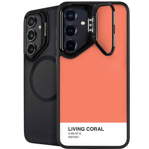 Living Coral Galaxy S24 Kickstand Case