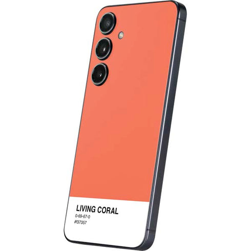 Living Coral Galaxy S25 Plus Skin