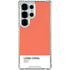 Living Coral Galaxy S25 Ultra Clear Case