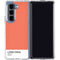 Living Coral Galaxy Z Fold5 5G Clear Case