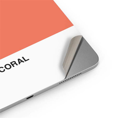 Living Coral Apple iPad Air Skin