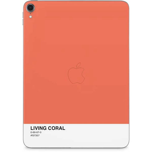 Living Coral Apple iPad Pro Skin