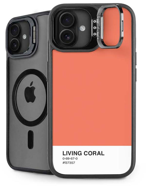 Living Coral iPhone 16 Kickstand Case
