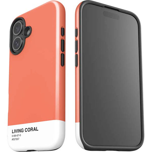 Living Coral iPhone 16 Plus Impact Case