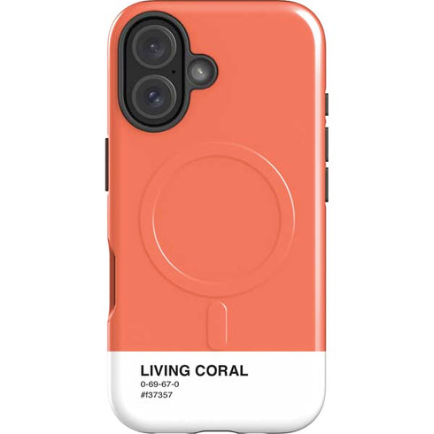 Living Coral iPhone 16 Plus Magsafe Impact Case