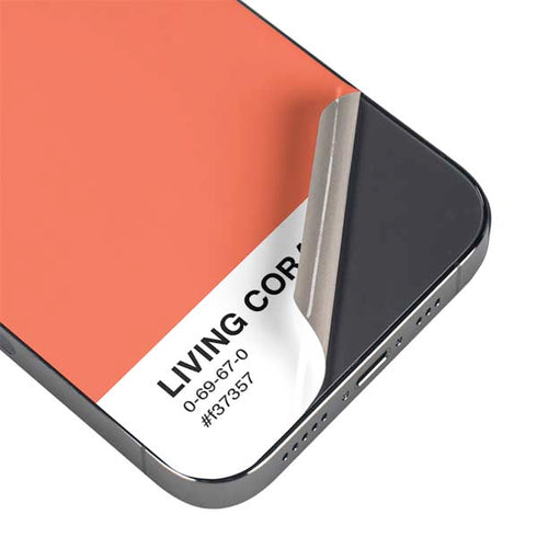 Living Coral iPhone 16 Pro Max Skin