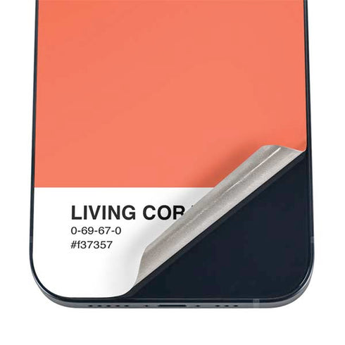 Living Coral iPhone 16 Skin