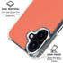 Living Coral iPhone 17 Clear Case