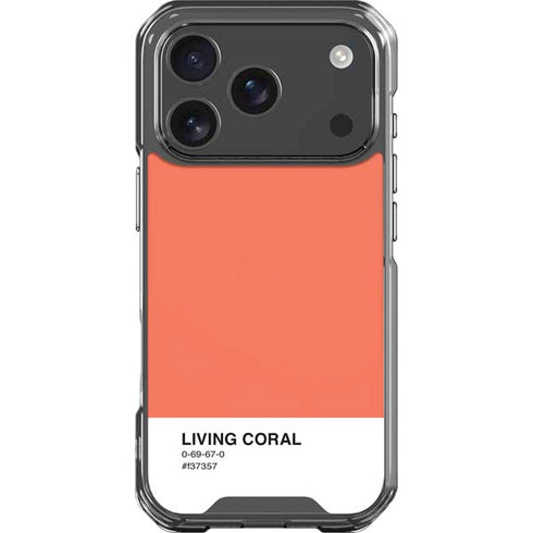 Living Coral iPhone 18 Pro Clear Case