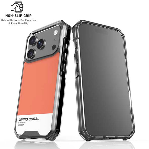 Living Coral iPhone 18 Pro Clear Case