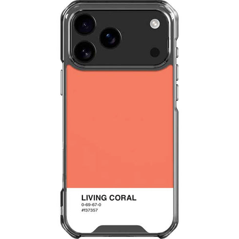 Living Coral iPhone 18 Pro Max Clear Case