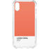 Living Coral iPhone XS Clear Case