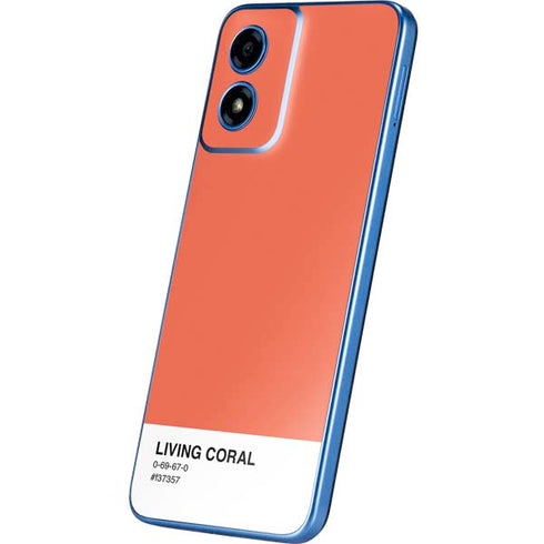 Living Coral Moto G Play 4G (2024) Skin