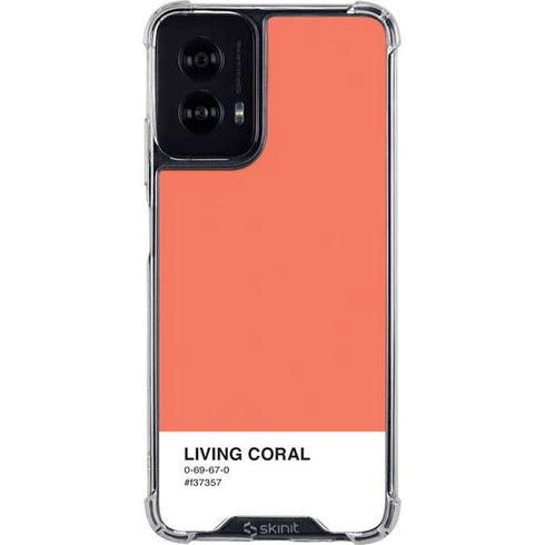 Living Coral Moto G Power 5G (2024) Clear Case