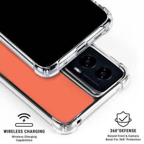 Living Coral Moto G Power 5G (2024) Clear Case
