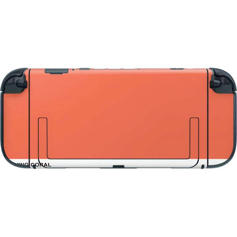 Living Coral Nintendo Switch 2 (2025) with Joy-Con Skin