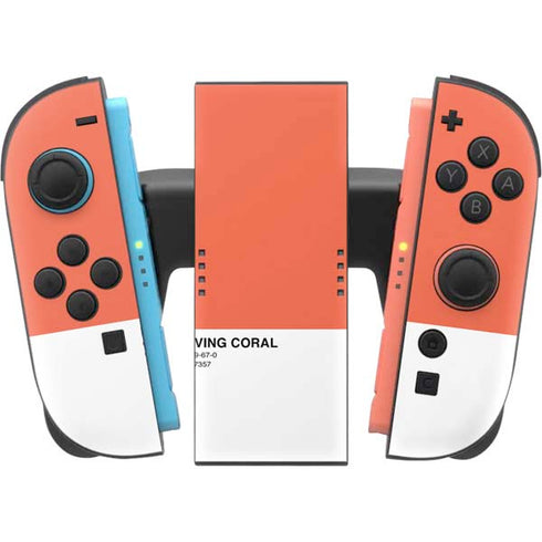 Living Coral Nintendo Switch 2 (2025) Joy-Con Controller Skin