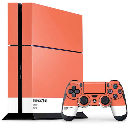 Living Coral PlayStation PS4 Skins