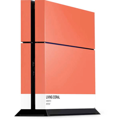 Living Coral PlayStation PS4 Skins