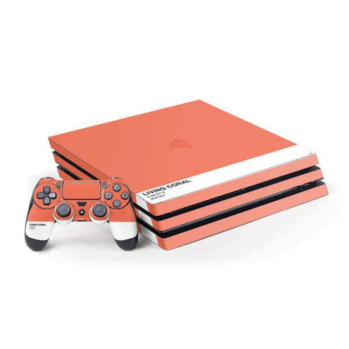 Living Coral PlayStation PS4 Skins