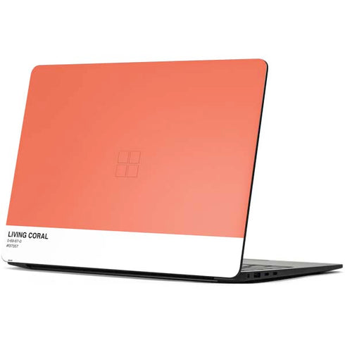 Living Coral Surface Laptop 7 13.8in Skin