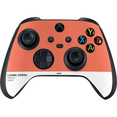 Living Coral XBox Series X Digital Edition Bundle Skin