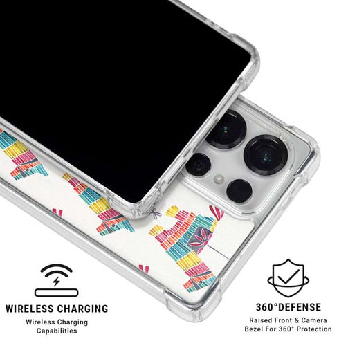 Llama Pinata by Cat Coq Galaxy S25 Ultra Clear Case