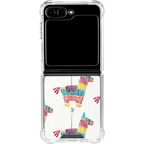 Llama Pinata by Cat Coq Galaxy Z Flip6 Clear Case