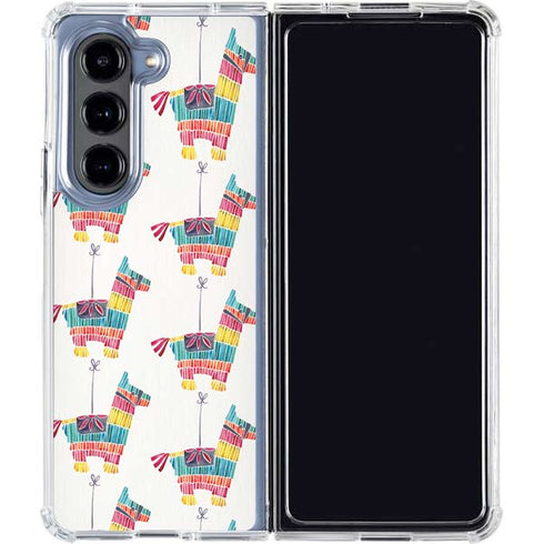 Llama Pinata by Cat Coq Galaxy Z Fold5 5G Clear Case