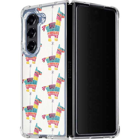Llama Pinata by Cat Coq Galaxy Z Fold5 5G Clear Case