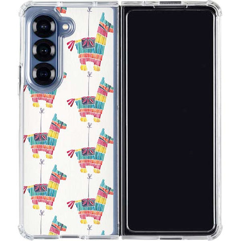 Llama Pinata by Cat Coq Galaxy Z Fold6 Clear Case