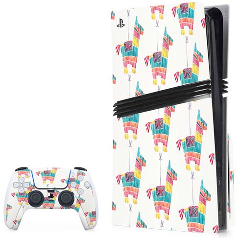 Llama Pinata by Cat Coq PS5 Pro Disk Bundle Skin