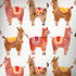 Alpacas by Cat Coq PlayStation 4 Gold Wireless Headset Skin