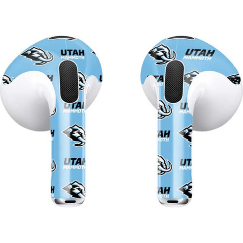 NHL Utah Mammoth Logo Pattern Apple AirPods (3rd Gen 2021) Skin