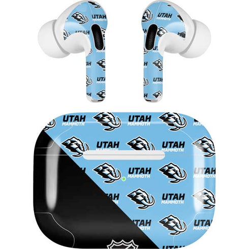 NHL Utah Mammoth Logo Pattern Apple AirPods Pro Skin